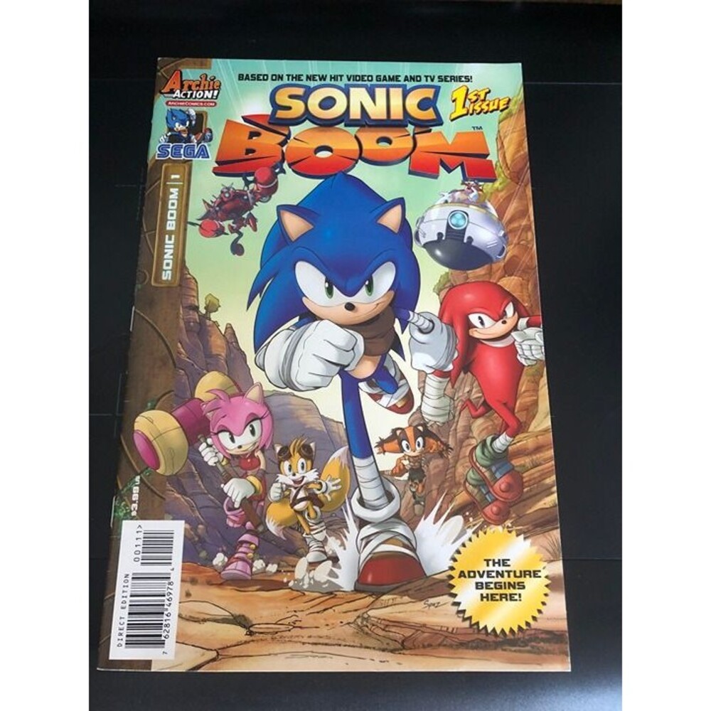 SONIC BOOM #1 Patrick Spaziante Regular Cover Archie Comics 2014 Sega Hedgehog